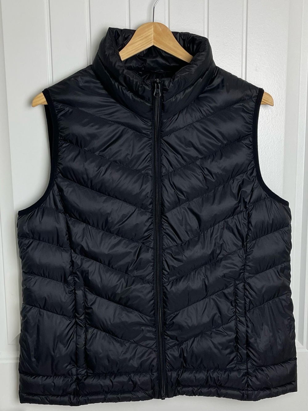 Sears Vintage Puffer Vest Black L (12-14)